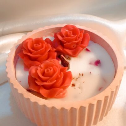 Flower Jar Candles